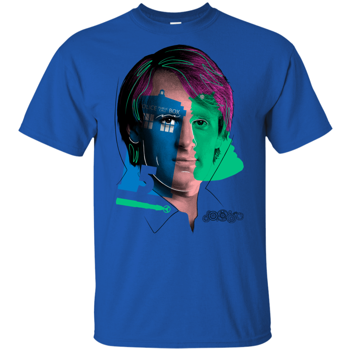 T-Shirts Royal / YXS Doctor Warwhol 5 Youth T-Shirt