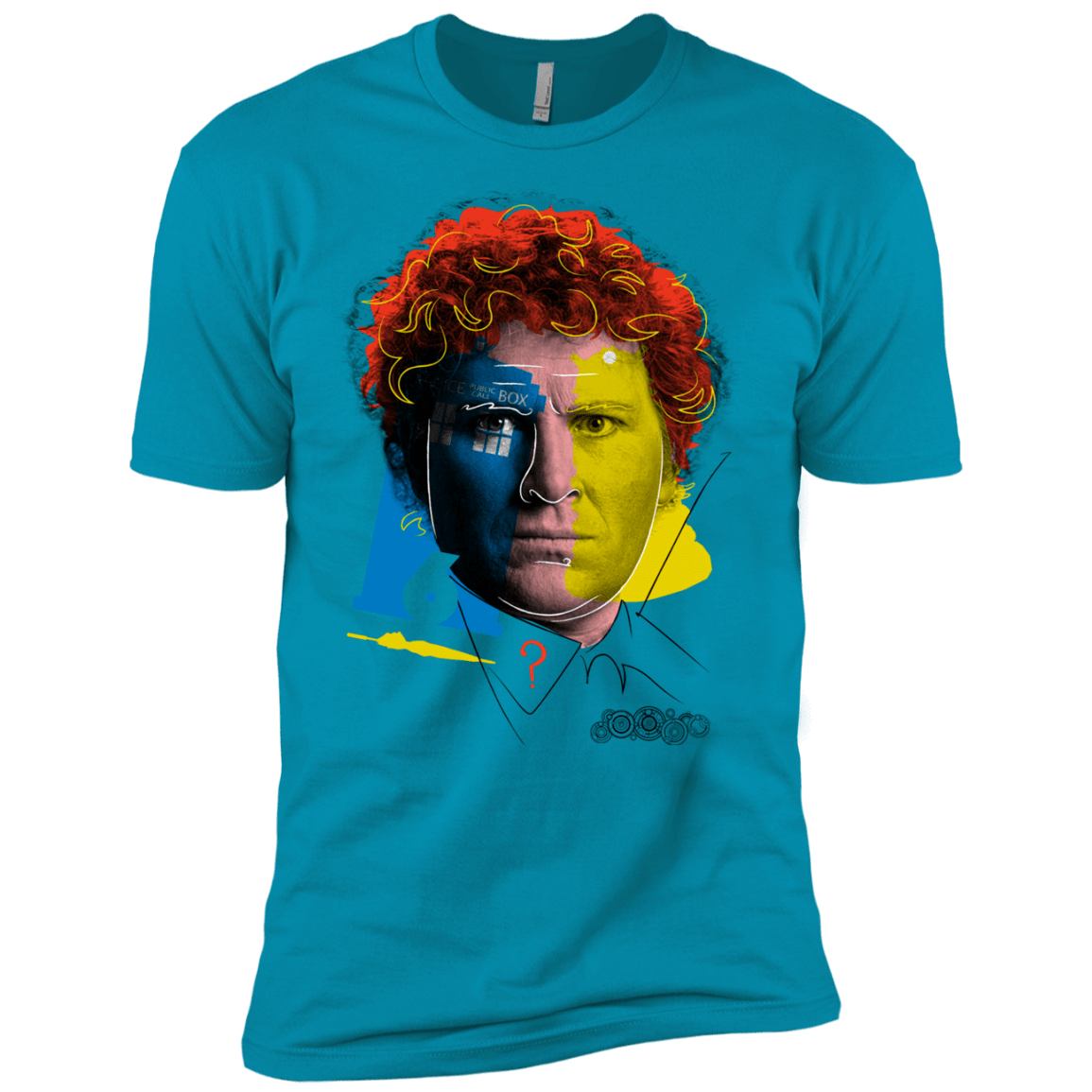T-Shirts Turquoise / YXS Doctor Warwhol 6 Boys Premium T-Shirt