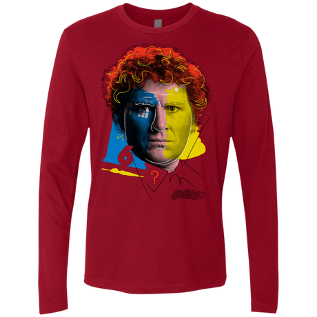 T-Shirts Cardinal / S Doctor Warwhol 6 Men's Premium Long Sleeve