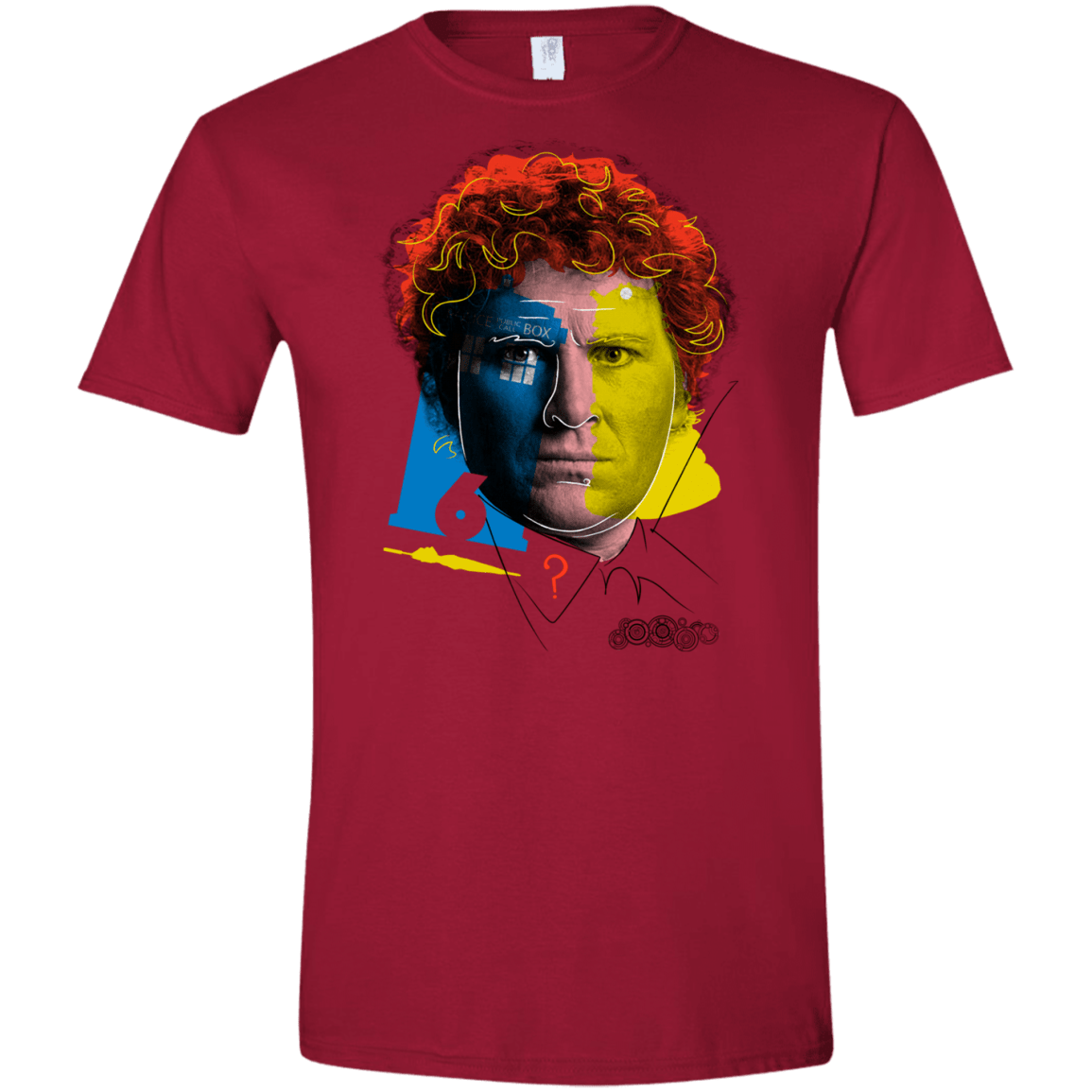 T-Shirts Cardinal Red / S Doctor Warwhol 6 Men's Semi-Fitted Softstyle