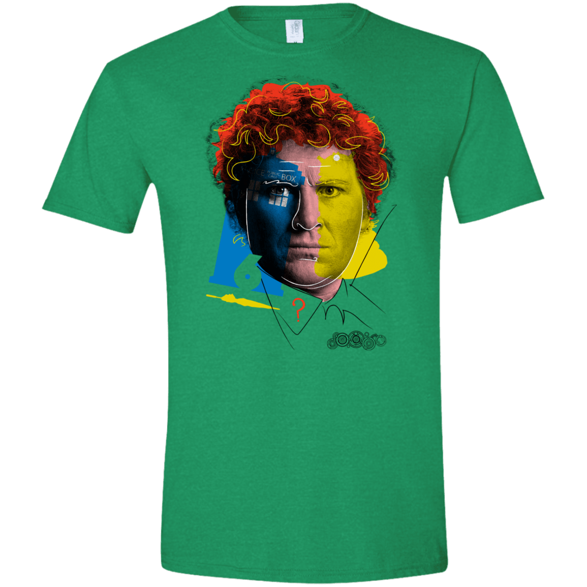 T-Shirts Heather Irish Green / S Doctor Warwhol 6 Men's Semi-Fitted Softstyle
