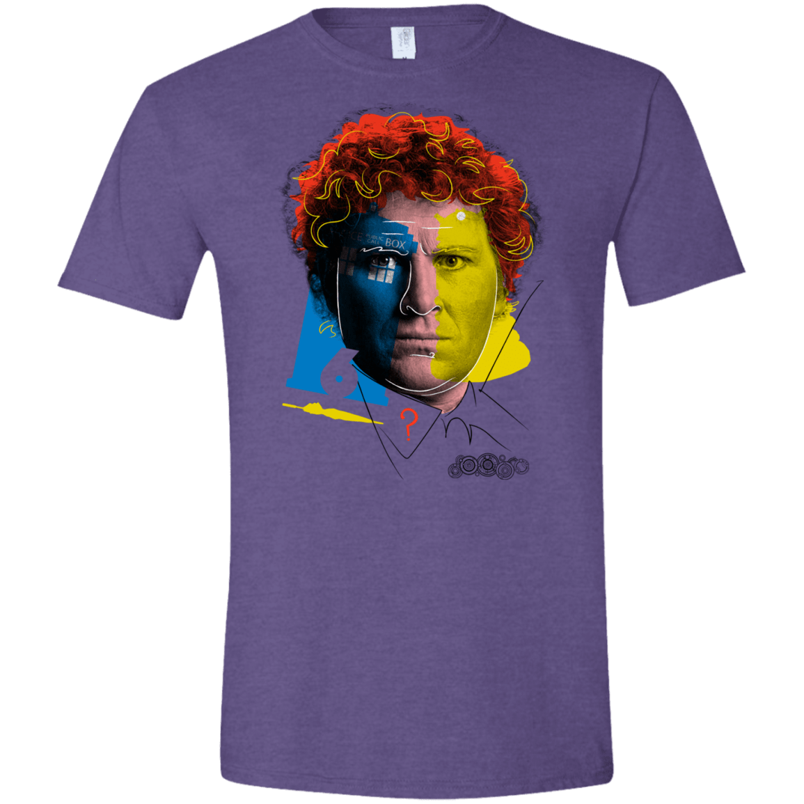 T-Shirts Heather Purple / S Doctor Warwhol 6 Men's Semi-Fitted Softstyle
