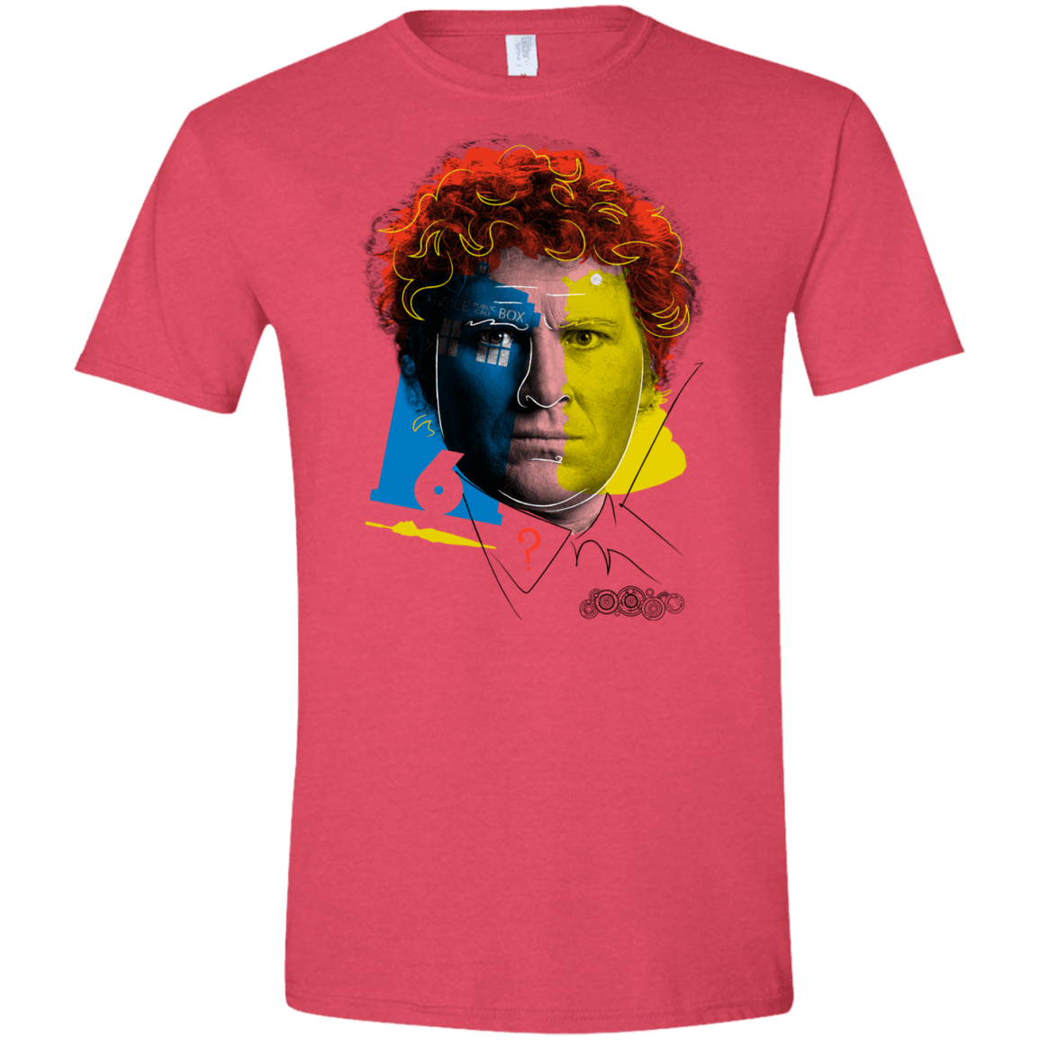 T-Shirts Heather Red / S Doctor Warwhol 6 Men's Semi-Fitted Softstyle