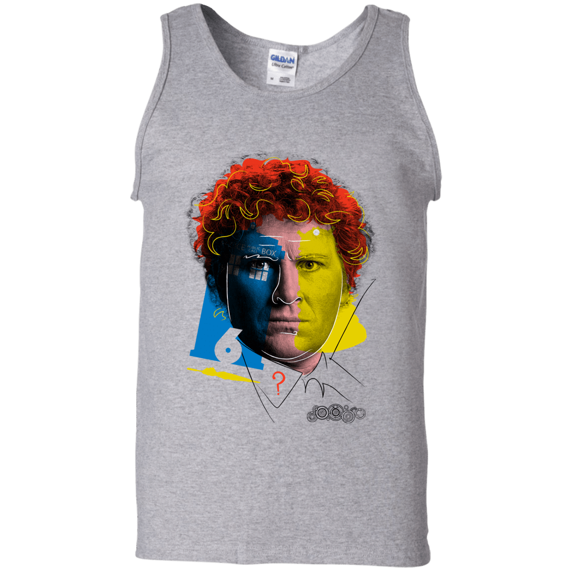 T-Shirts Sport Grey / S Doctor Warwhol 6 Men's Tank Top