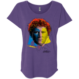 T-Shirts Purple Rush / X-Small Doctor Warwhol 6 Triblend Dolman Sleeve