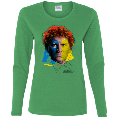 T-Shirts Irish Green / S Doctor Warwhol 6 Women's Long Sleeve T-Shirt