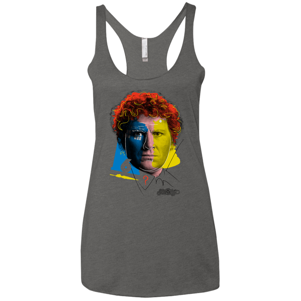 T-Shirts Premium Heather / X-Small Doctor Warwhol 6 Women's Triblend Racerback Tank