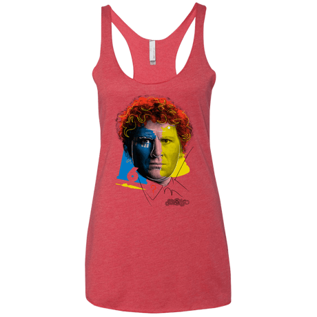 T-Shirts Vintage Red / X-Small Doctor Warwhol 6 Women's Triblend Racerback Tank