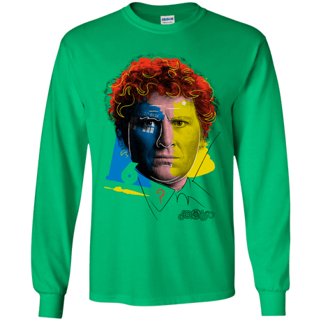 T-Shirts Irish Green / YS Doctor Warwhol 6 Youth Long Sleeve T-Shirt