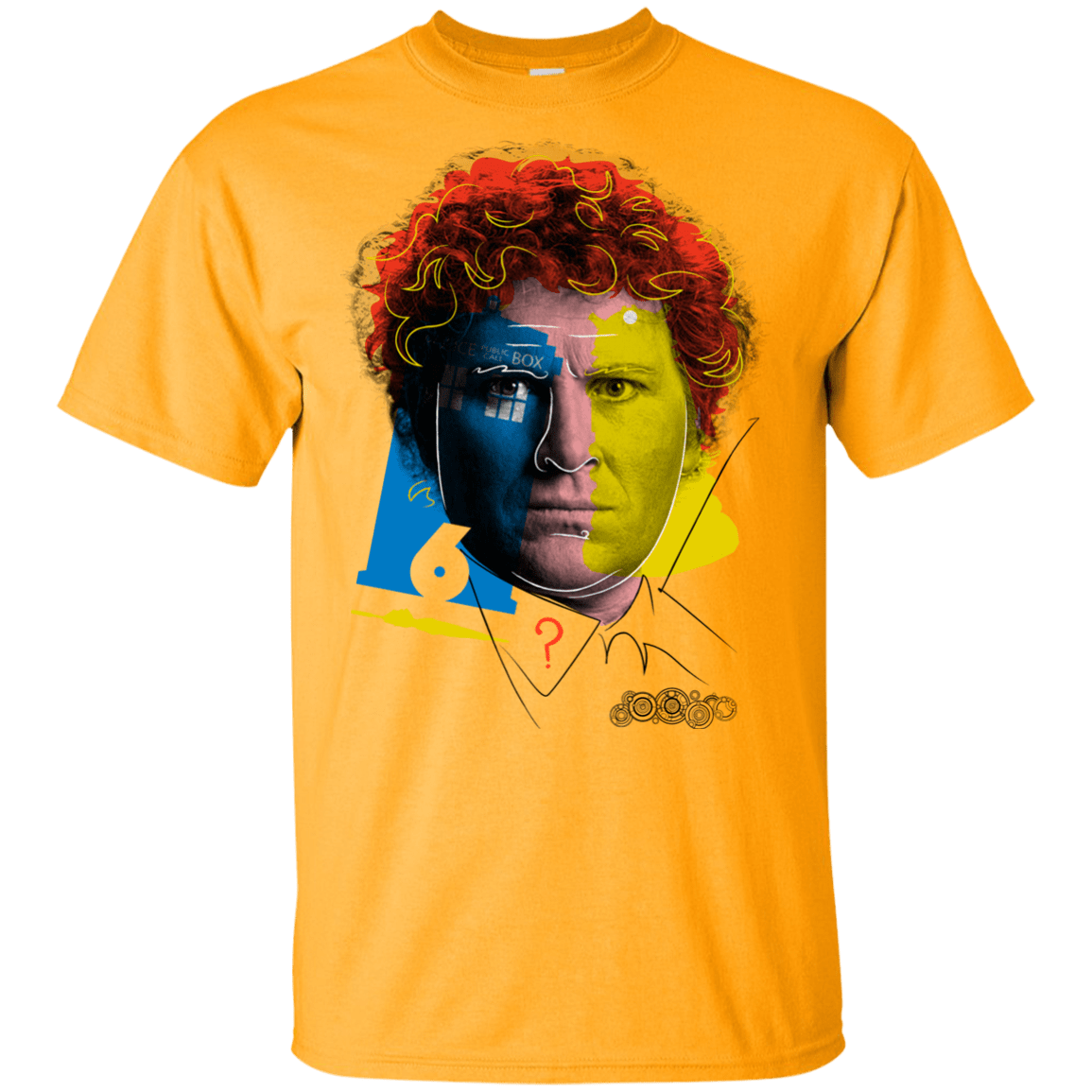 T-Shirts Gold / YXS Doctor Warwhol 6 Youth T-Shirt