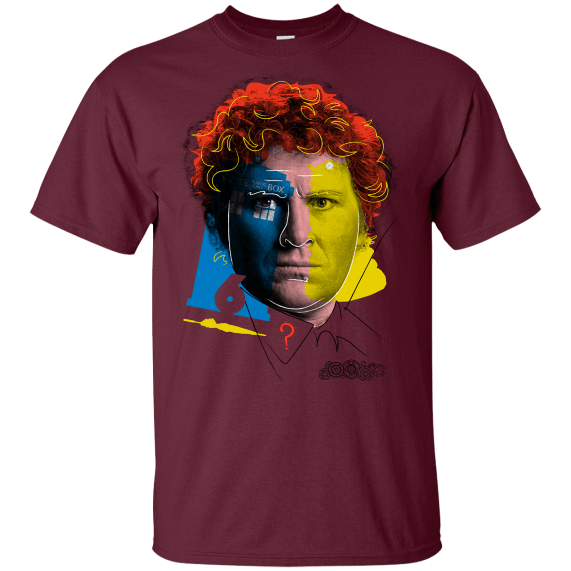 T-Shirts Maroon / YXS Doctor Warwhol 6 Youth T-Shirt