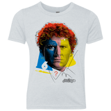 T-Shirts Heather White / YXS Doctor Warwhol 6 Youth Triblend T-Shirt