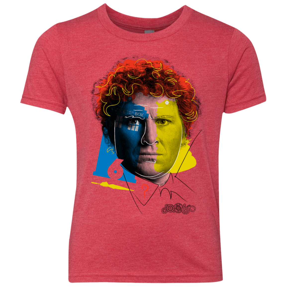 T-Shirts Vintage Red / YXS Doctor Warwhol 6 Youth Triblend T-Shirt