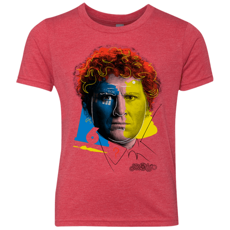 T-Shirts Vintage Red / YXS Doctor Warwhol 6 Youth Triblend T-Shirt