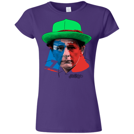 T-Shirts Purple / S Doctor Warwhol 7 Junior Slimmer-Fit T-Shirt