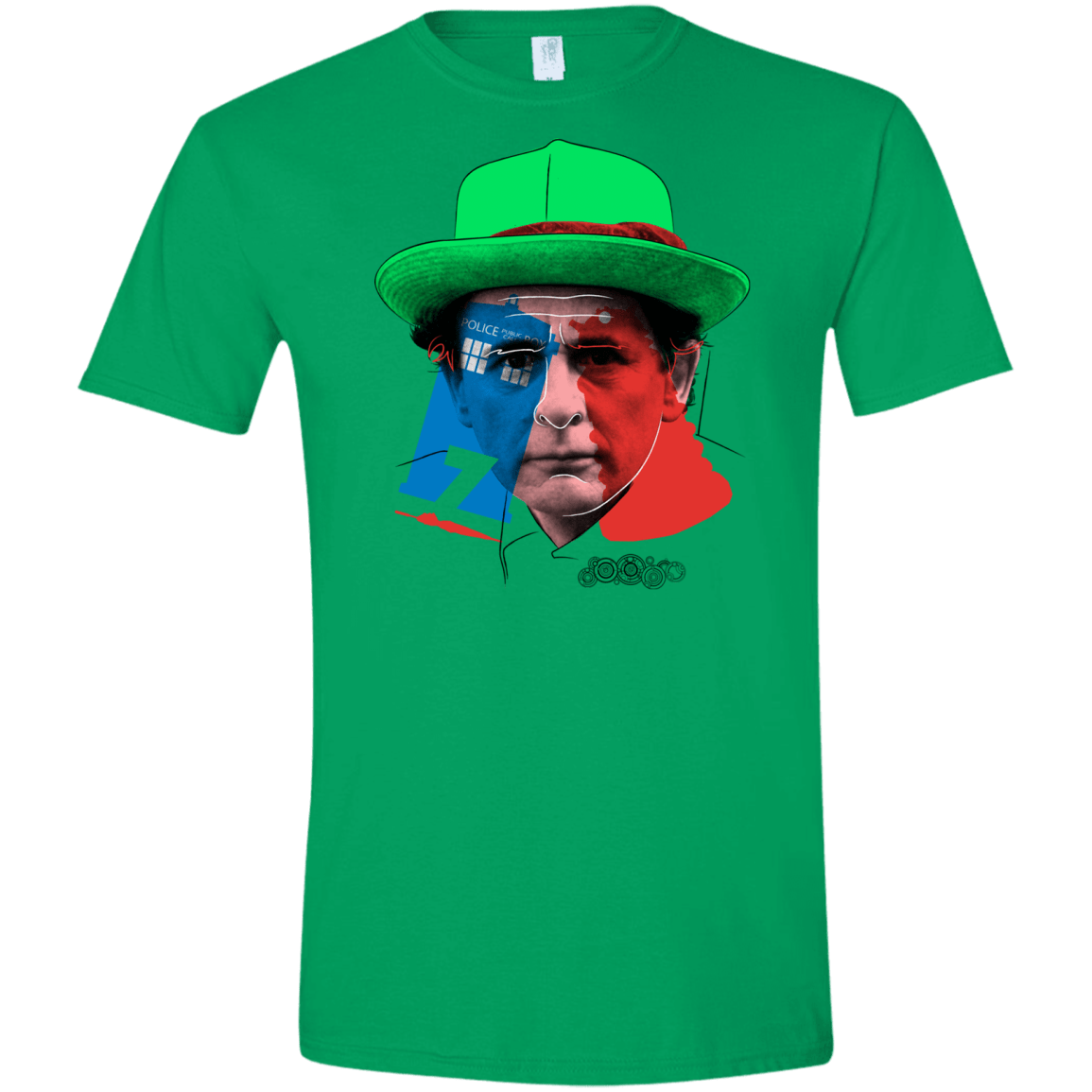 T-Shirts Irish Green / S Doctor Warwhol 7 Men's Semi-Fitted Softstyle