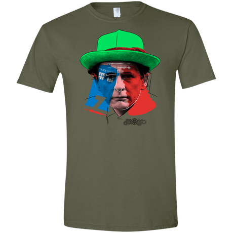 T-Shirts Military Green / S Doctor Warwhol 7 Men's Semi-Fitted Softstyle