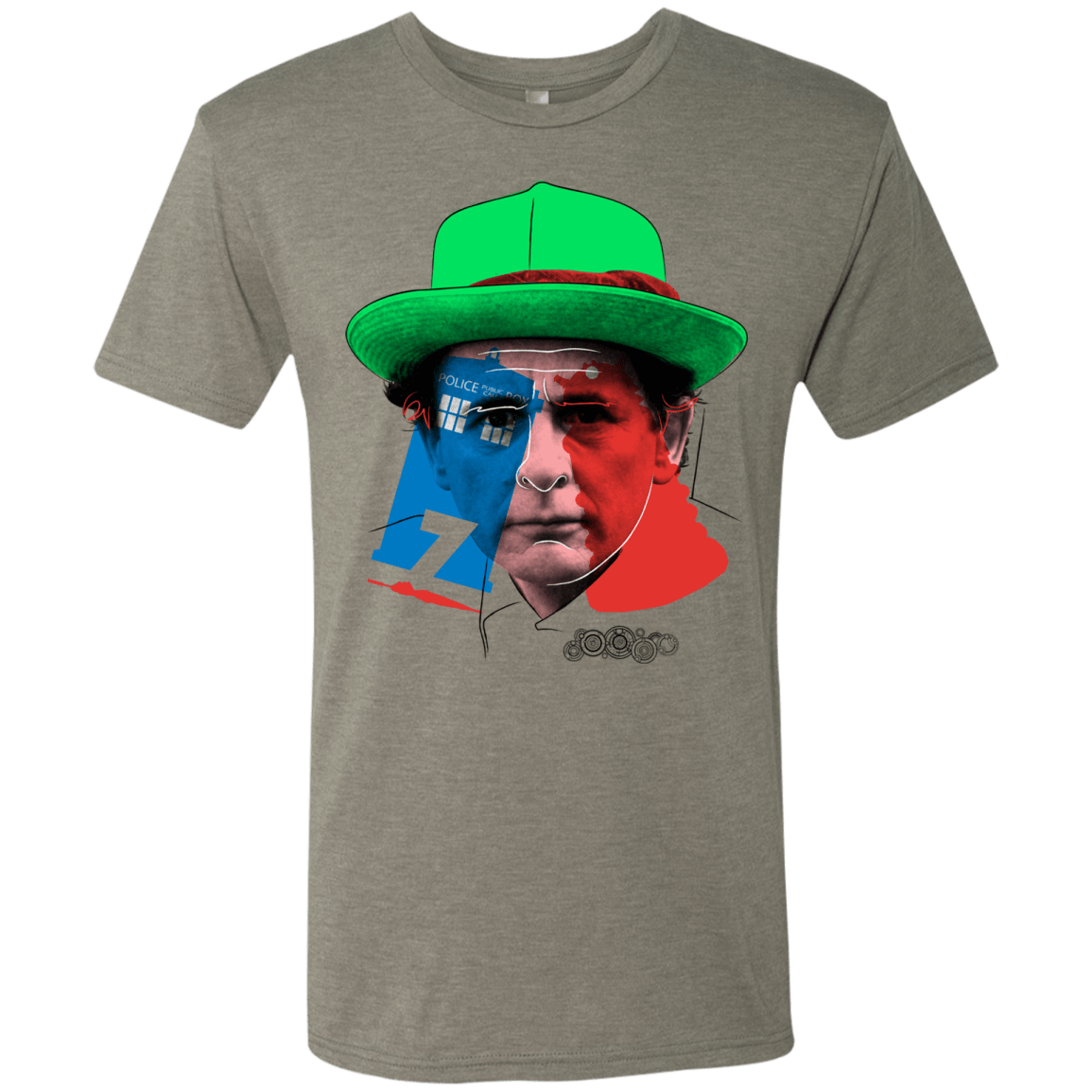 T-Shirts Venetian Grey / S Doctor Warwhol 7 Men's Triblend T-Shirt