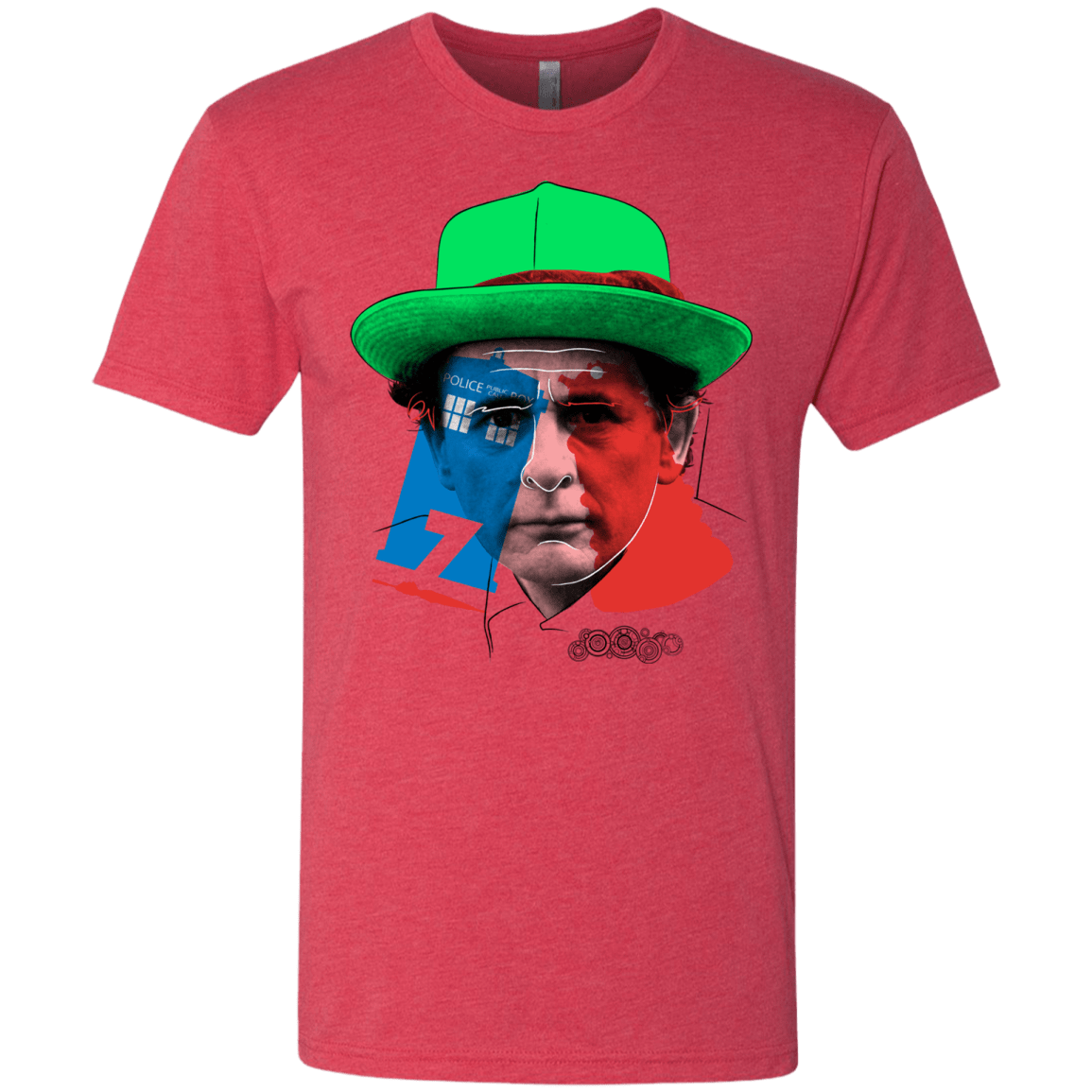 T-Shirts Vintage Red / S Doctor Warwhol 7 Men's Triblend T-Shirt