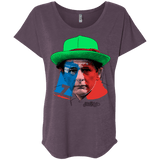 T-Shirts Vintage Purple / X-Small Doctor Warwhol 7 Triblend Dolman Sleeve