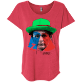 T-Shirts Vintage Red / X-Small Doctor Warwhol 7 Triblend Dolman Sleeve