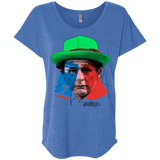 T-Shirts Vintage Royal / X-Small Doctor Warwhol 7 Triblend Dolman Sleeve