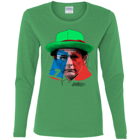 T-Shirts Irish Green / S Doctor Warwhol 7 Women's Long Sleeve T-Shirt