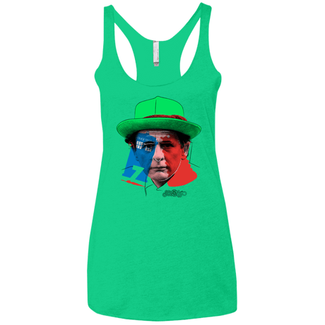 T-Shirts Envy / X-Small Doctor Warwhol 7 Women's Triblend Racerback Tank
