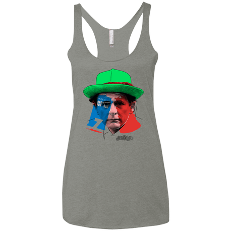 T-Shirts Venetian Grey / X-Small Doctor Warwhol 7 Women's Triblend Racerback Tank
