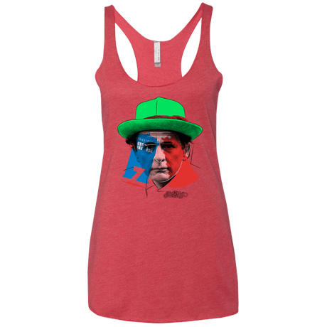 T-Shirts Vintage Red / X-Small Doctor Warwhol 7 Women's Triblend Racerback Tank