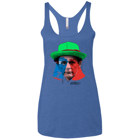 T-Shirts Vintage Royal / X-Small Doctor Warwhol 7 Women's Triblend Racerback Tank
