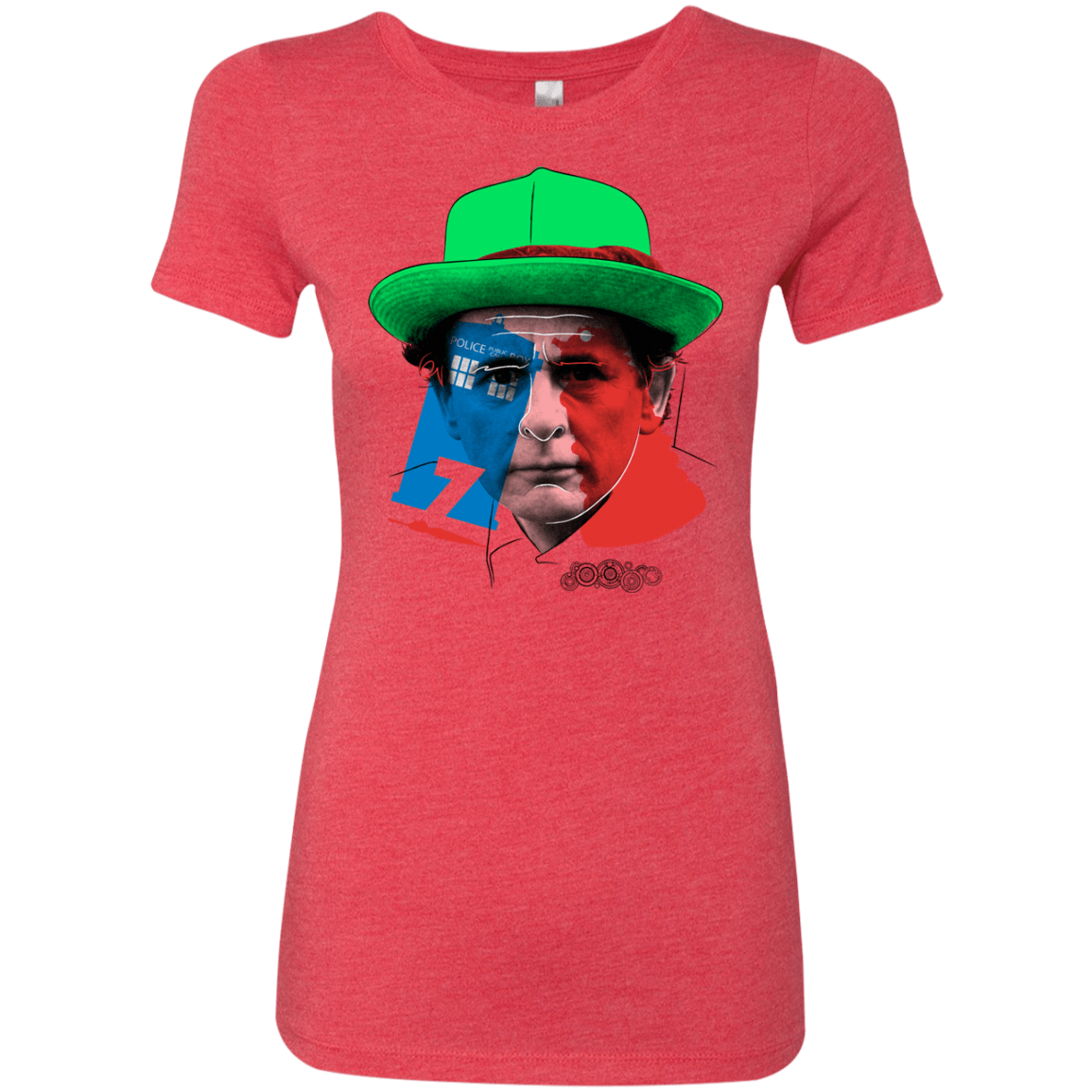 T-Shirts Vintage Red / S Doctor Warwhol 7 Women's Triblend T-Shirt