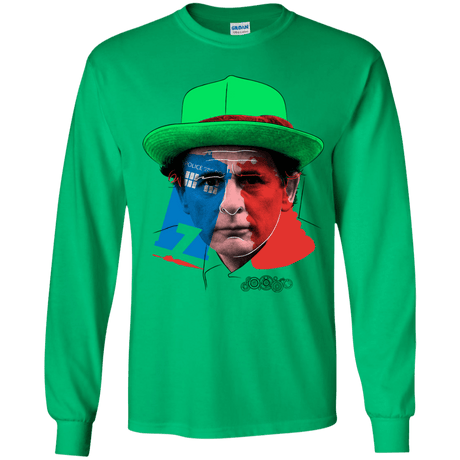 T-Shirts Irish Green / YS Doctor Warwhol 7 Youth Long Sleeve T-Shirt