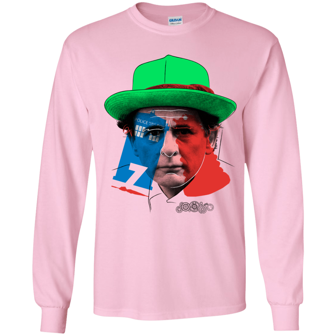 T-Shirts Light Pink / YS Doctor Warwhol 7 Youth Long Sleeve T-Shirt