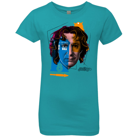 T-Shirts Tahiti Blue / YXS Doctor Warwhol 8 Girls Premium T-Shirt