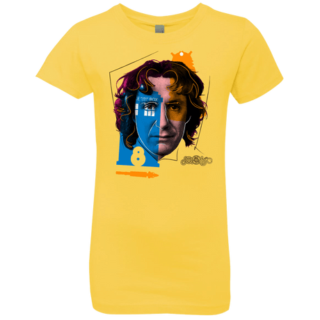 T-Shirts Vibrant Yellow / YXS Doctor Warwhol 8 Girls Premium T-Shirt