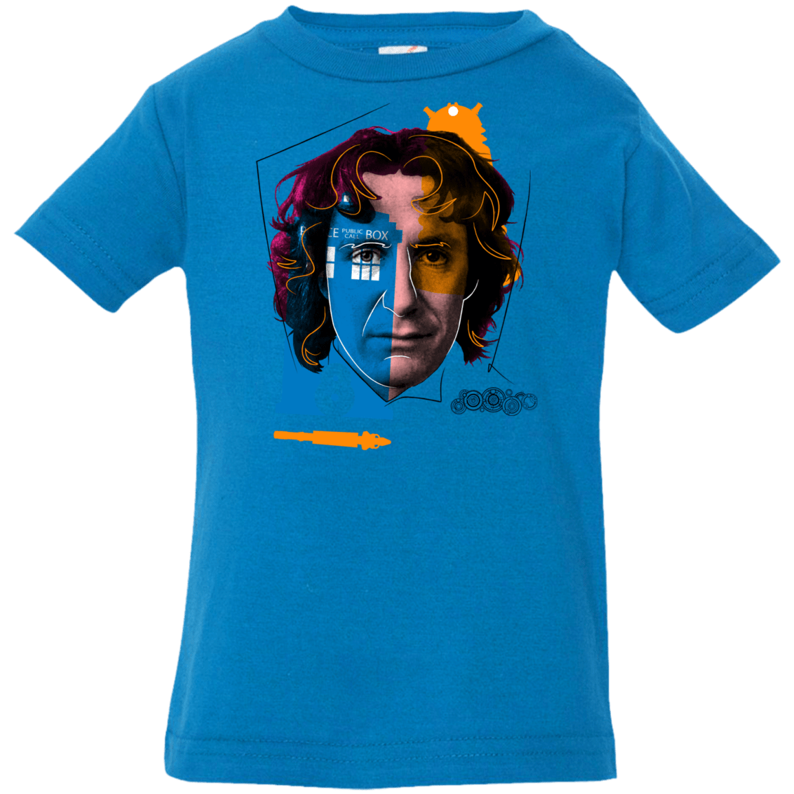 T-Shirts Cobalt / 6 Months Doctor Warwhol 8 Infant Premium T-Shirt