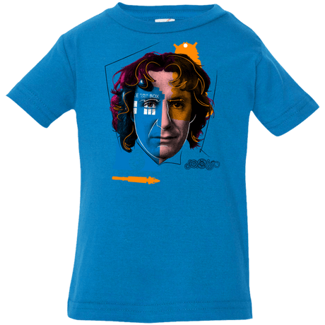 T-Shirts Cobalt / 6 Months Doctor Warwhol 8 Infant Premium T-Shirt