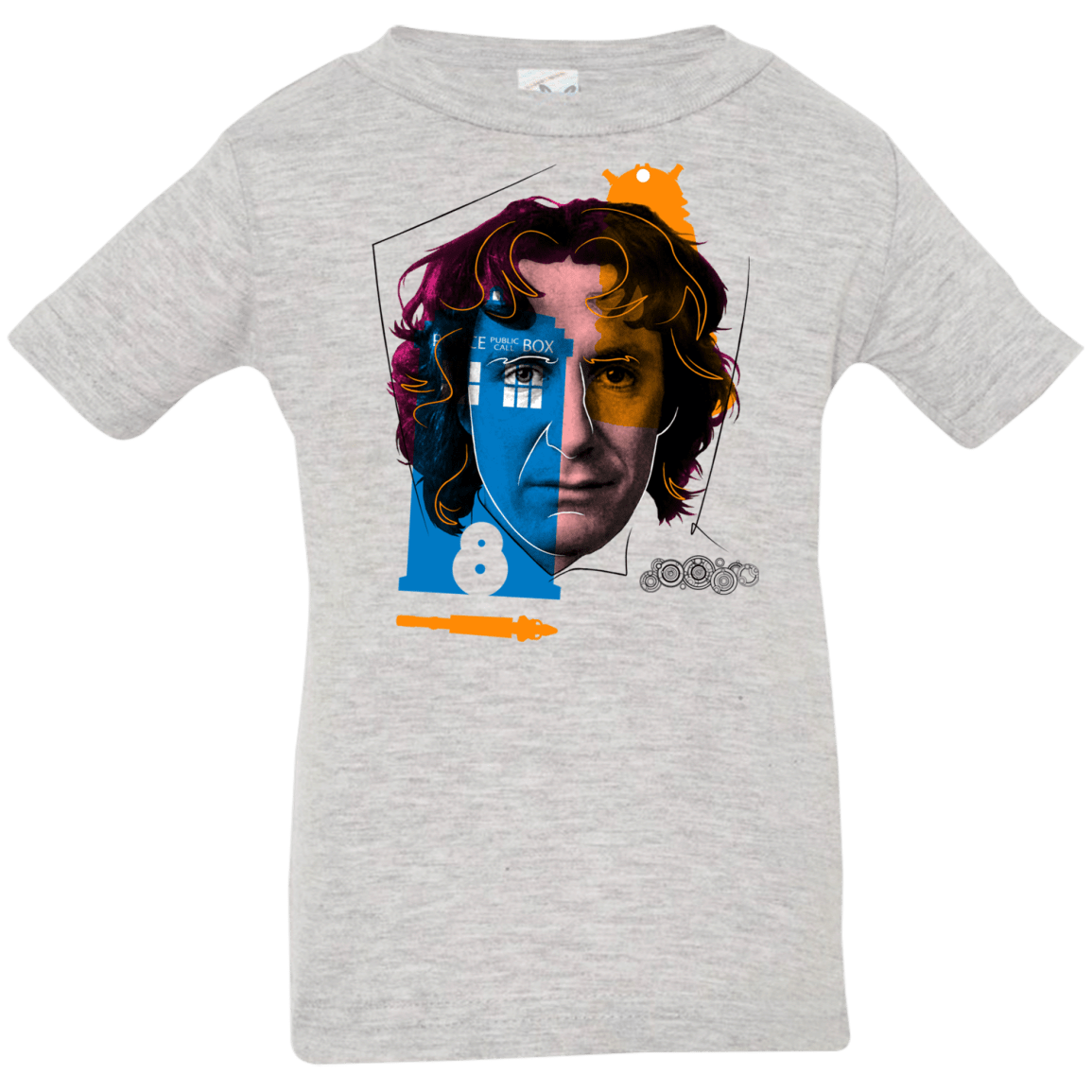 T-Shirts Heather Grey / 6 Months Doctor Warwhol 8 Infant Premium T-Shirt