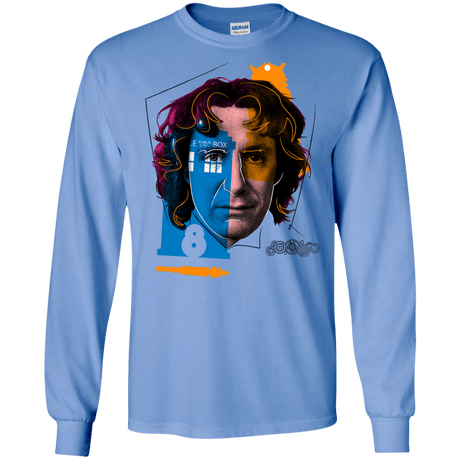 T-Shirts Carolina Blue / S Doctor Warwhol 8 Men's Long Sleeve T-Shirt
