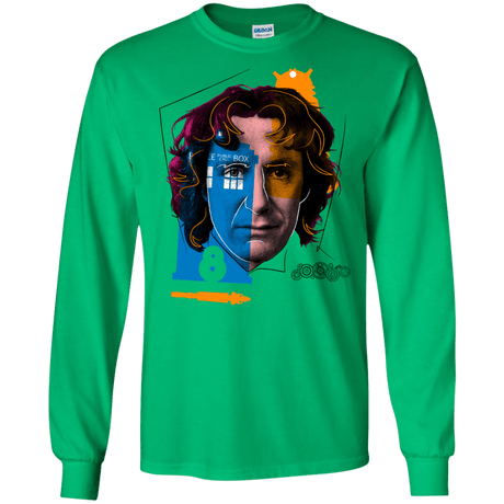T-Shirts Irish Green / S Doctor Warwhol 8 Men's Long Sleeve T-Shirt