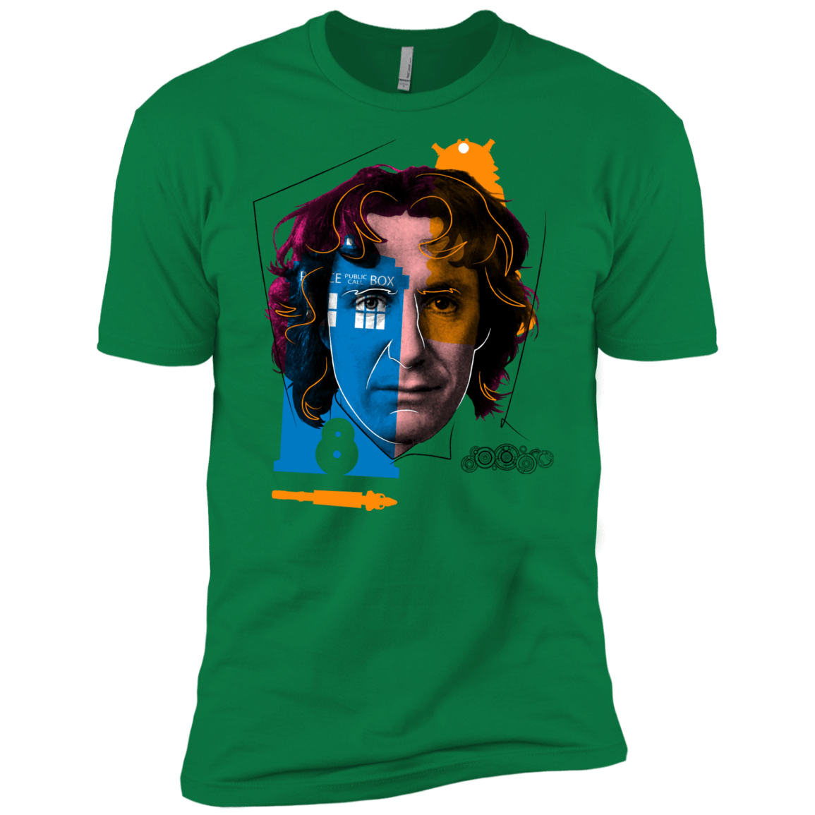 T-Shirts Kelly Green / X-Small Doctor Warwhol 8 Men's Premium T-Shirt