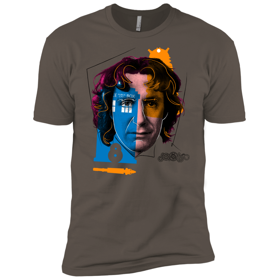 T-Shirts Warm Grey / X-Small Doctor Warwhol 8 Men's Premium T-Shirt