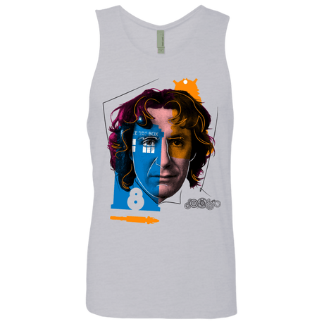 T-Shirts Heather Grey / S Doctor Warwhol 8 Men's Premium Tank Top