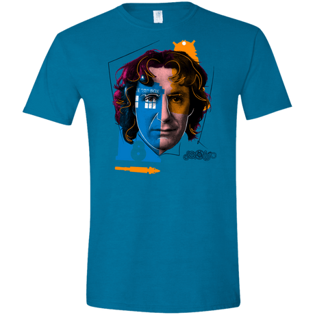 T-Shirts Antique Sapphire / S Doctor Warwhol 8 Men's Semi-Fitted Softstyle