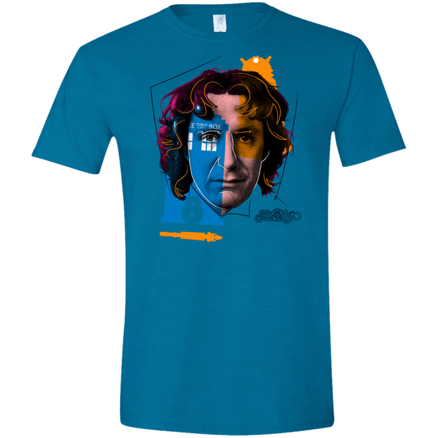 T-Shirts Antique Sapphire / S Doctor Warwhol 8 Men's Semi-Fitted Softstyle