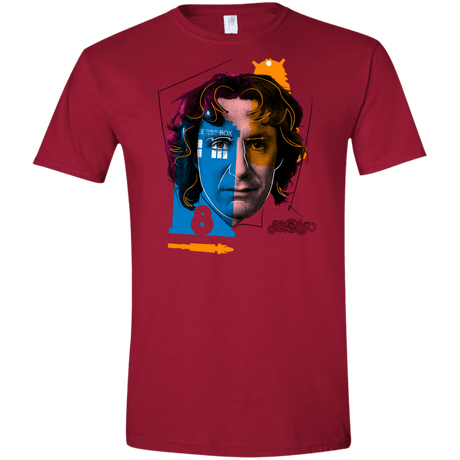 T-Shirts Cardinal Red / S Doctor Warwhol 8 Men's Semi-Fitted Softstyle