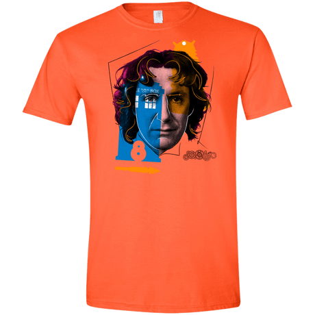 T-Shirts Orange / S Doctor Warwhol 8 Men's Semi-Fitted Softstyle