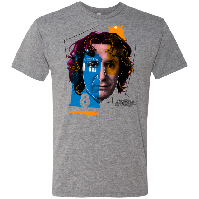 T-Shirts Premium Heather / S Doctor Warwhol 8 Men's Triblend T-Shirt