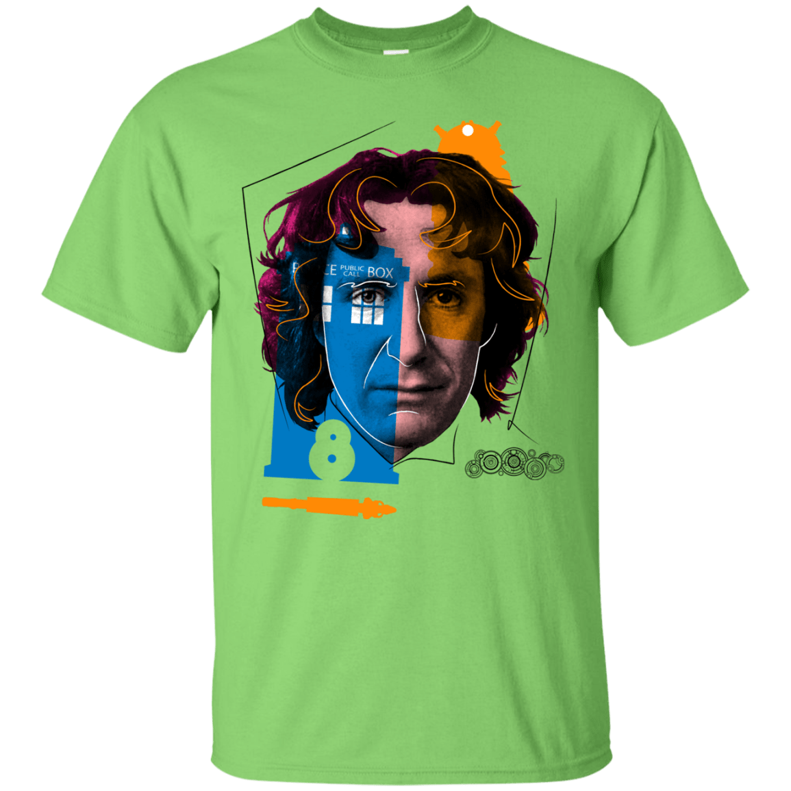 T-Shirts Lime / S Doctor Warwhol 8 T-Shirt